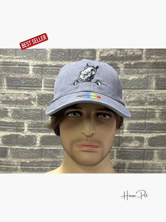 Farm Animal Baseball Cap with Embroidered Horse Head, Adjustable Dad Hat for main image 2